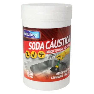 Soda cáustica 1 kg Aguacol